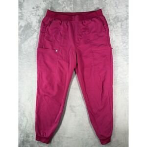 Fabletics Pants Womens 2XL Pink Scrub Joggers Healthcare‎ Medical Utility